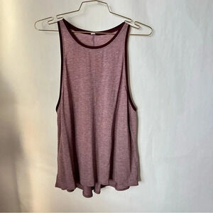 Lululemon Tie It Up Tank Top Burgundy Racerback